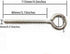 Swing Hooks, 4Pack M8 Heavy Duty Large Swing Hooks Hammock Hanging Kit Eye Screws 1200LB Capacity Swing Hardware for Yoga Hammock Swing Chair Indo...