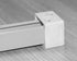 Cutelec 4pcs Plastic Brackets 1" Blinds headrail Holders White Color for 1" Vinyl or Plastic Mini Blinds with a Square 1" x 1" headrail...