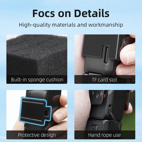 Protective Case Cover for DJI Osmo Pocket 3 Action Camera Lens Protective Cover Screen Protector Sleeve Accessories...