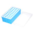 uxcell Tube Rack Polypropylene 32-Well Blue for 5ml...