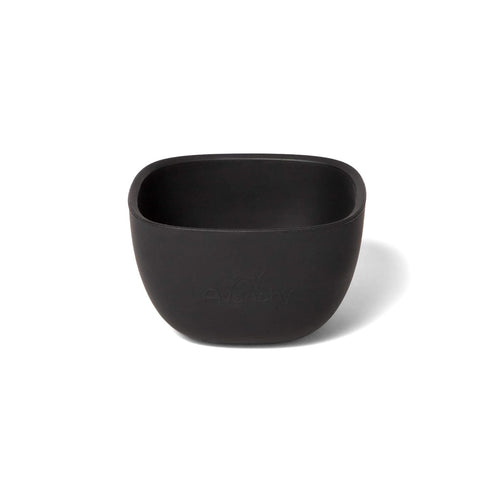 Avanchy Baby Bowls Silicone MINI Prep Bowl Set for Babies Kids Toddler for Feeding Food 4 oz, Black...