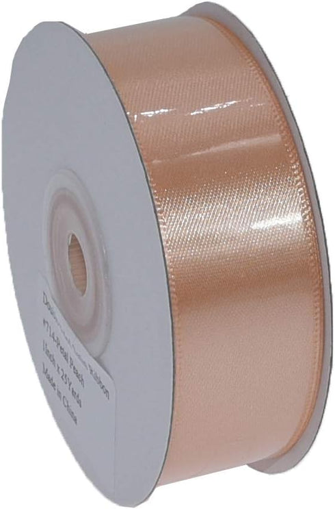 IHKFILAN Double Face Satin Ribbon 1Inchx25Yards Double Sided Solid Polyester Ribbon for Gift Wrapping Party Hair Braids Bow Baby Shower Decoration...