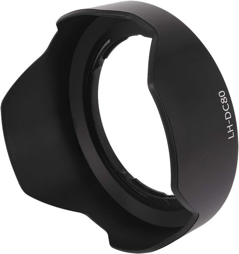 Haoge Bayonet Lens Hood for Canon PowerShot G1 X Mark II Camera replaces Canon LH-DC80...