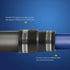 6I55 Flexible Pvc Reducing Coupling with Stainless Steel Clamps, 3.5" x 2.4" Inner Diameter for 3" x 2" Nominal Pipe, Black...