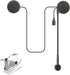Bluetooth Helmet Headset, Ultra-Thin Motorcycle Helmet Speakers, Automatically Answer Incoming Calls, Volume Control, Dial Control, High Sound Qua...