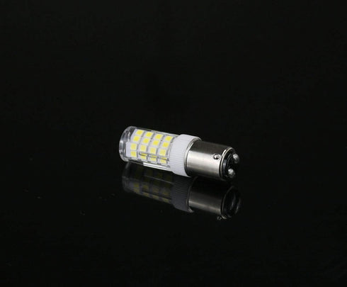 BA15D LED Double Contact Bayonet Base Sewing Machine Bulb AC110-130V,T3/T4/C7/S6,4W Daylight 6000K,LED 40W Halogen Replacement Bulb,No-Dimmable,2-...