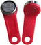 YARONGTECH Red ibutton Dallas DS1990A-F5 Key fobs with metal ring -2pcs...