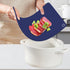 WK Plastic Flexible Cutting Boards for Kitchen Set of 4, Colored Cutting Board Mats with Food Icons, Non-Slip Cutting Mats, BPA Free, Dishwasher S...