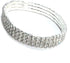 Women Rhinestone Stretch Ankle Bracelet Silver Sparking Tennis Bracelet Crystal Anklet Foot Chain Jewelry (3 Row - 2pcs)...