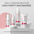 Niacinamide Skincare Set: 4pcs Beauty Kit with Cleanser, Toner, Serum, & Facial Cream - Hydrates & Evens Skin Tone - TSA-Friendly Travel Sizes, Pe...