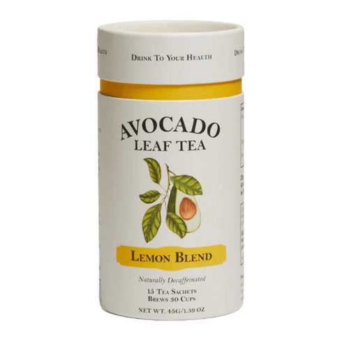 Avocado Leaf Lemon Tea Blend – Caffeine-Free | Healthy Herbal Tea | Immune Booster | Cold Brew or Hot Tea | 15 Tea Bags -30 Servings (Non-GMO)...
