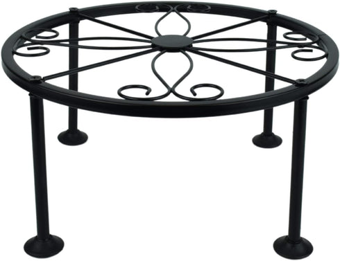 1 Pack Potted Plant Stand, Rustproof Iron Black Potted Holder Perfect for Heavy Duty Garden Container, Beverage Dispenser, Balcony, Porch, Patio...