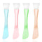Silicone Facial Mask Applicator, 4 Pcs Reusable Double-End Face Mask Brush Washable Beauty Spatula Comestic Tools for Clay, Cream, Gel, and Mud Fa...