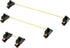 Stabilizer V2, Screw in Stabilizers with 2u 6.25u 7u Wires, PCB Mount Keyboard Stabilizers for Mechanical Keyboards (V2 Black Gold 80% Kit)...