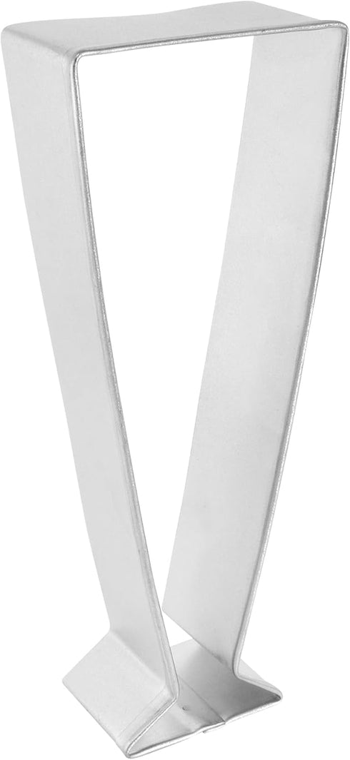 R&M Champagne Glass 5" Cookie Cutter in Durable, Economical, Tinplated Steel...