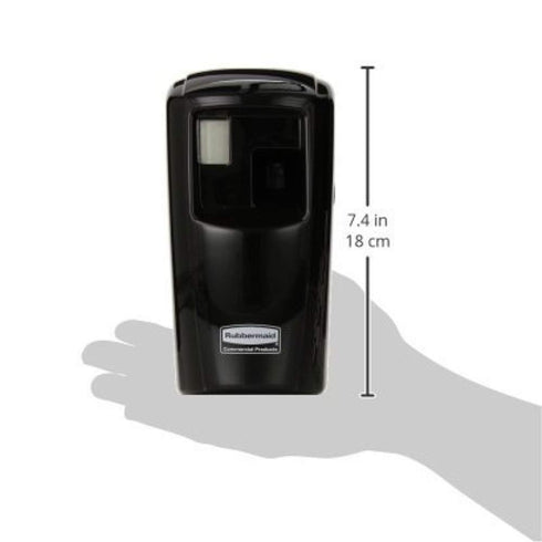 Rubbermaid Commercial Products Microburst Automated Odor-Controlling Aerosol Air Care System, MB3000 Dispenser, Black...