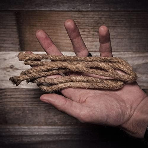 ueberleben Tindår Wick Refill Pack of 3 Surval Kit -Waterproof, 60 Minute Burn Time - Paraffin Wax Infused Hemp Tinder, Fire Starter Kit - Bushcra...