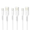 3 Pack of ALINNA Micro USB Cables, Android Charger Cord Sync & Fast Charging (2.1A) Cable Compatible with Galaxy S7 S6 J7 Edge Note 5, Kindle, And...
