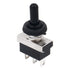 Baomain Car Toggle switch SPDT Latching (Maintained) ON-OFF-ON 3 Pin 3 Position 12V/25A with waterproof cover for Auto Car (4PCS)...