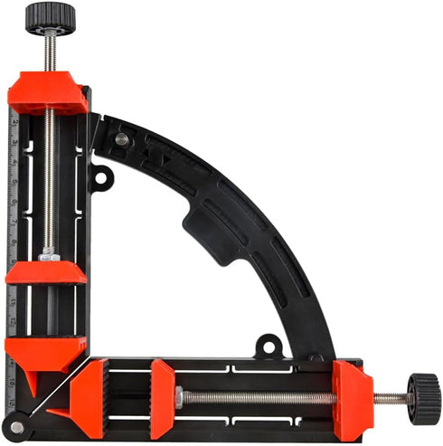 Multi Angle Degree Corner Clamps, Adjustable 30-90 Degrees Sawing Mitre Right Angles Measuring Cutting Tool for Woodworking Photo Frame (New-black...