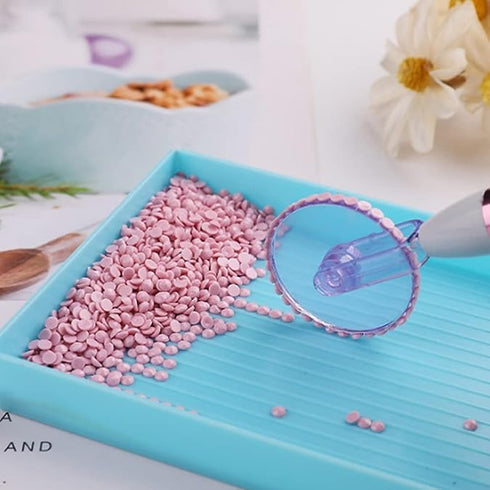 6pcs Diamond Painting Pen Scroll Wheel with Adhesive Tape Set,360 Fast Point Drill Pen Head,Diamonds Picker Roller for DIY Craft Diamond Painting ...