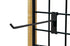 NAHANCO Metal GWH8B 8" Black Gridwall Peg Hooks (Pack of 12)...