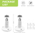 2 Pack Wall Mount Compatible with Wyze Cam Pan V3, Indoor and Outdoor Security Mount for Wyze Cam Pan, Wyze Cam Outdoor and Other Camera with Same...