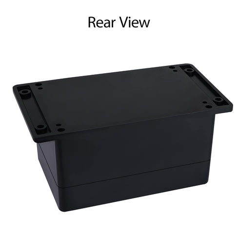 Junction Box IP65 Waterproof Dustproof ABS Plastic Universal Electric Project Enclosure with Fixed Ear Black 6.3x4.3x3.5 inch (1pc)...