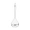 EISCO Volumetric Flask, 100ml - Class A, ASTM - Tolerance ±0.100 ml - Glass Stopper - Single, Blue Graduation...