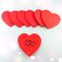 6 Pack Heart Shaped Sticky Notes Red Sticky Notes Cute Sticky Notes Self-Stick Sticky Notes Memo Pad Notes for School Office Women Valentine's Day...