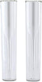 Contemporary Double-walled Glass Champagne Flutes...