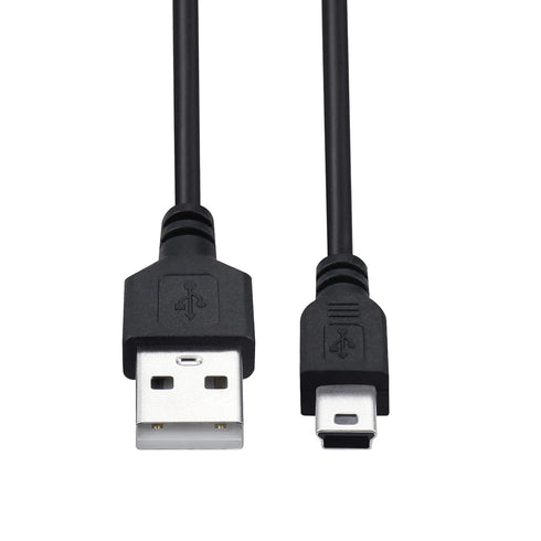 1ft Mini USB Cable 2-Pack, Short USB 2.0 to Mini 5 pin B Charging Cord......