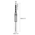 uxcell Square Hole Drill Bit, 3/8" High-Carbon Steel Hollow Chisel Mortise Power Tool for Woodworking 2 Pcs...