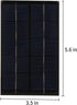 Portable Solar Charger with USB Port 2W/5V Mini Solar Panel Monocrystalline Silicon Compact Solar Panel Phone Cellphone Power Bank Charger for Cam...