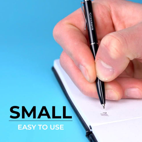 Set of 2 Small Pens (3.35") for Pocket, Wallet, Planner, Purse or Passport...