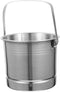 stainless steel ice bucket buckets Stainless Beverage Tub bucket with lid Wine Dump Bucket Bar Ice Bucket metal drink tub Wine Tasting Spittoon ca...