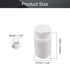 Othmro PE Plastic Lab Chemical Reagent Bottles 2pcs, 200ml/6.8oz Wide Mouth 42mmID Round Sample Liquid Storage Container Sealing Bottles White wit...