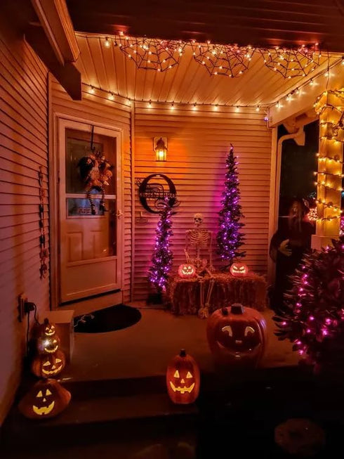 Hompavo ?Upgraded? LED Flame Light Bulbs, 4 Modes Flickering Light Bulbs with Upside Down Effect, E26/E27 Flame Bulb for Halloween Christmas Party...
