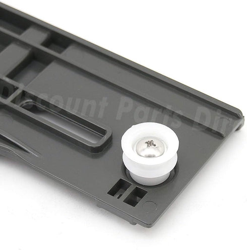 W10350376 Dishwasher Top Rack Adjuster Replacement Part w/ 0.90" Diameter Wheels for KitchenAid Whirlpool Kenmore, Replace W10253546 AP5272176 PS3497383 WPW10350376