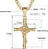 Jude Jewelers Stainless Steel Rose Flower Christian Cross Pendant Necklace...