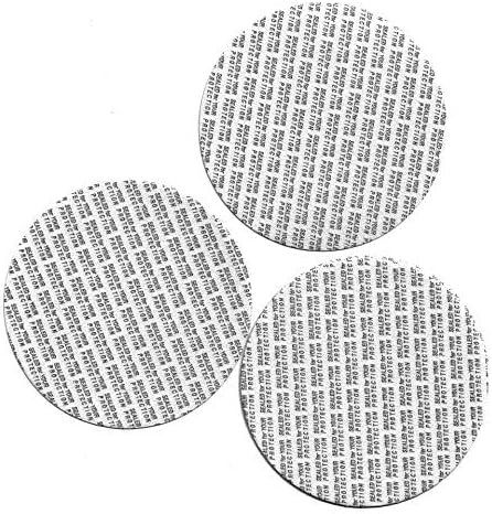 Pressure Sensitive Torque Activated Seals Cap Liners - 53mm (2.09") - 100 PCS -Made in USA- for Glass & Plastic Bottles & Containers - No Inductio...
