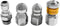 Pressure Washer Sewer Jetter Nozzles 5000PSI 3 pieces Drain Cleaning Nozzle Tips Kit Pointed Button Nose Rotating Jetting Sewer Nozzle with 1/4” N...