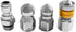 Pressure Washer Sewer Jetter Nozzles 5000PSI 3 pieces Drain Cleaning Nozzle Tips Kit Pointed Button Nose Rotating Jetting Sewer Nozzle with 1/4” N...