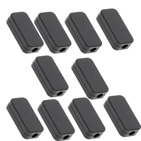 Waterproof Electrical Project Case Power Junction Box, Project Box with Cover Black Plastic (40 x20 x 11mm), 10 Pack...