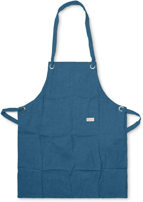 Full Circle Kind Collection Plant-Dyed Organic Cotton, Apron, Indigo...