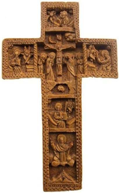 Handmade Carved Aromatic Wax Cross Blessed From Mount Athos 234...