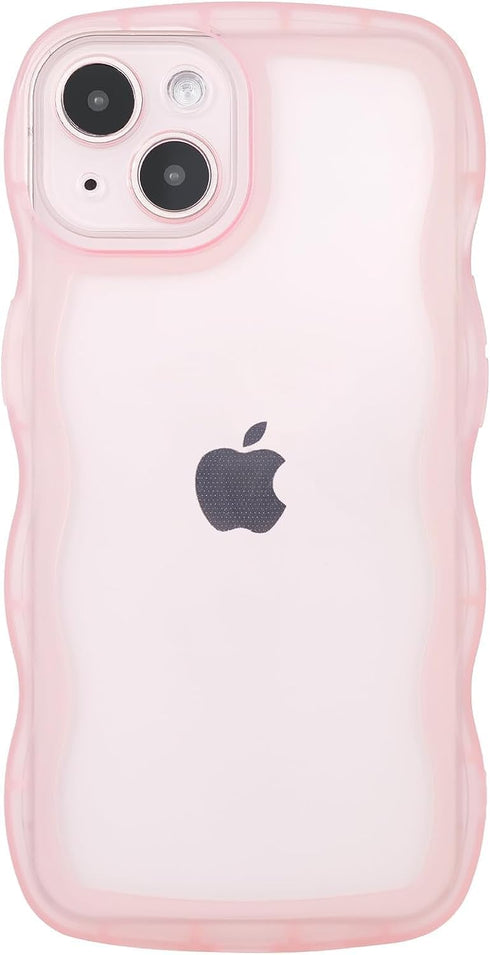 for iPhone 11 Pro Case, Cute Kawaii Curly Wave Frame Shape Soft TPU Silicone Phone Case with iPhone 11 Pro, Shockproof Protective Phone Cover for ...