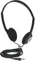 Manhattan On-Ear Wired Stereo Headphone - Long 6ft Cable, Single 3.5mm Plug, Lightweight, Adjustable Headband–for Walkman, CD Player, Computer -17...