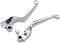 2X Chrome Brake Clutch Hand Levers Fit Harley Davidson Dyna XL Sportster 883 1200 Softail Fat Boy Road King...