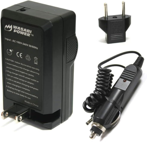 Wasabi Power Battery (2-Pack) and Charger for Kodak KLIC-7006, LB-012 and Kodak PIXPRO FZ55, FZ53...